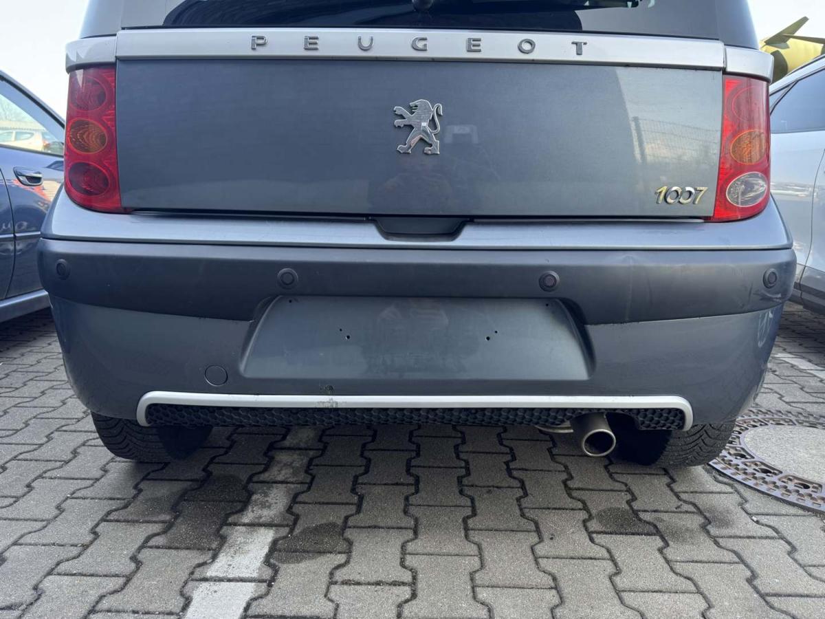 Peugeot 1007 original Sto&szlig;stange Stossf&auml;nger hinten EZW Eisengrau Bj.2005